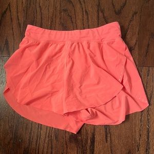 Lululemon pink fast and free shorts